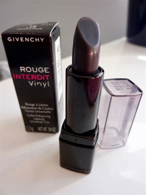 Givenchy Rouge Interdit Vinyl Lipstick in